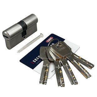 Цилиндровый механизм X6-410 40/45 ключ/ключ матовый никель ABUS BR-0726-NN-6239 фото