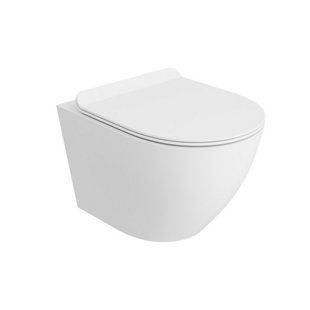 Унитаз подвесной Sofi Slim, белый, сиденье дюропласт, LaVita BR-0726-NN-11737 фото