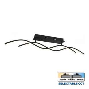 Люстра LED, 27W, 3000-6000K, 1204 lm, черный, SOLUT Vivalux BR-0726-NN-15706 фото