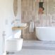 Унитаз подвесной комплект 6 в 1, белый, хром, Jasmin, DEANTE BR-0726-NN-11738 фото 1