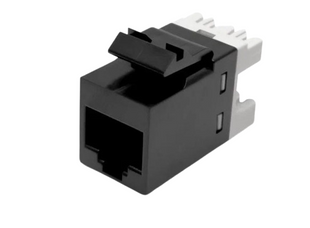 Модульное гнездо RJ-45 SL, кат.5E, T568A/B, черное 1375191-2 BR-09289 фото