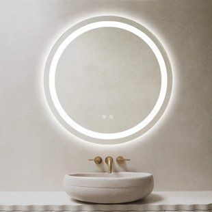 Зеркало LED 700 D с датчиком, функция обогрева, NILA BR-0726-NN-10486 фото