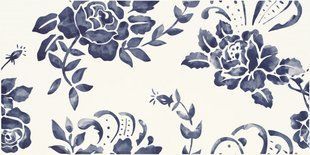 Настенная плитка, Porcelano Blue Dekor G1, 30x60x0.9 cm, матовая BR-0726-NN-8221 фото