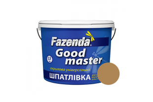 Шпатлевка акриловая цветная дуб «Good master» Fazenda, 0,50кг BR-02039 фото