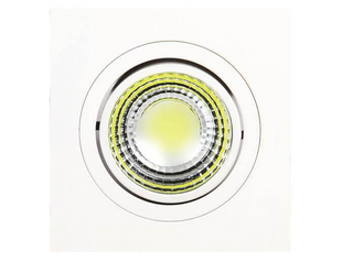 Светильник потолочный точечный квадрат LED 5W 6400K 368Lm (белый) / 220-240V / IP20 - HL6701L 016-021-0005 Adriana-5 BR-04507 фото
