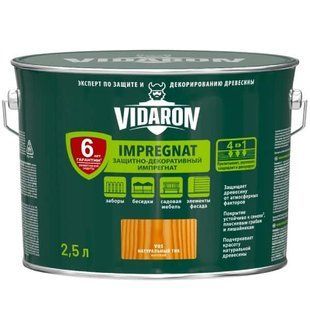Импрегнат для древесины V05 VIDARON. Тиковое дерево. 2.5 л. BR-0726-NN-7365 фото