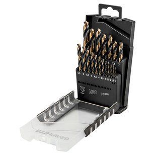 Сверла по металлу HSS-CNC Pro-Tec Graphite. 1.5 - 10 мм. набор 19 шт. BR-0726-NN-4136 фото