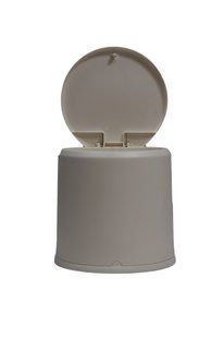 Ведро для мусора, с крышкой push, пластик, 1.5l BR-0726-NN-0969 фото