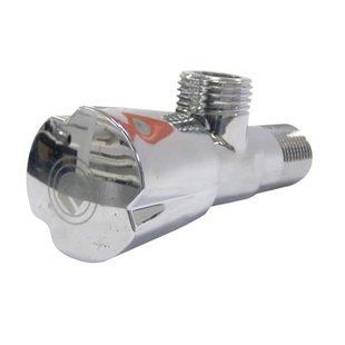 Кран угловой никелированный MPN. 1/2' Н х 1/2' Н. BR-0726-NN-10303 фото