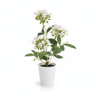 Цветок декоративный, Фиалка, в вазоне, искуственная, 37cm BR-0726-NN-0285 фото