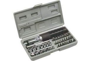 Набор отвертка со сменными головками и битами Top Tools 39D386. 40 шт. BR-0726-NN-5223 фото