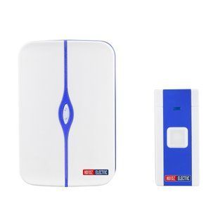 Звонок NERO-D, 4,5V (3x AA1.5V), 80dB, 36 мелодий, 100m, IP20, бело-синий, Horoz BR-0726-NN-14596 фото