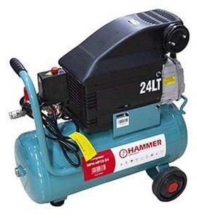 Компрессор воздушный поршневой 50 L 1800 W 8 bar, HAMMER BR-0726-NN-2600 фото
