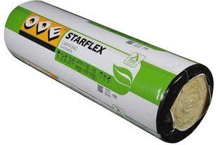 Стекловата ODE Starflex 50мм*1,2м*6,25м/2мата; пл.12 кг/м3; (рул.15 м2:0,75м3) - ТМ ODE BR-0726-LR-0100 фото