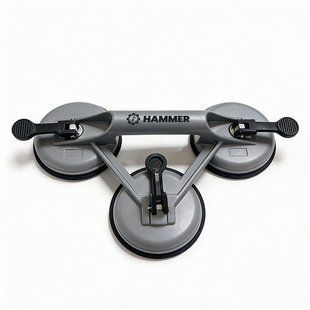 Присоска для стекол Hammer тройная, алюминиевая, 118 mm, 120 kg BR-0726-NN-5368 фото