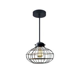 Подвесной светильник BERNARD-O, макс. 1x14W, E27, 230V, IP20, чёрный, VIVALUX BR-0726-NN-15653 фото