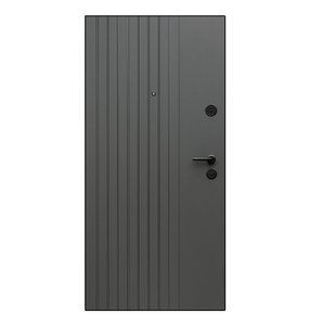 Дверь металическая, 960x2000 mm, левая, RESIST E223, Gold Nova 10/10, бетон антрацит/белый супермат, Aplot BR-0726-NN-6140 фото