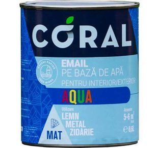 Эмаль водная Safir синяя 2.5L, Aqua Mat Coral BR-0726-NN-7508 фото