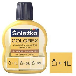 Пигментный концентрат универсальный Colorex Sniezka. N63 Светлый орех. 100 мл BR-0726-NN-7321 фото