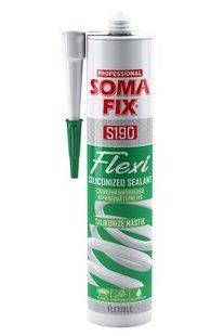 Силиконизированный герметик S190 SomaFix. Белый. 310 мл. BR-0726-NN-6847 фото