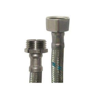 Шланг для подвода воды НВ 1/2'. в нержавеющей оплетке. 100см Blue Flex BR-0726-NN-11857 фото