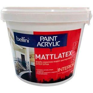 Краска акриловая водно-дисперсионная интерьерная Mattlatex Paint Acrylic Bellini. 6.3 кг. BR-0726-NN-7081 фото
