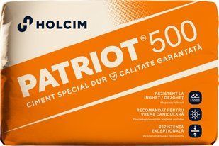 Цемент высокопрочный PATRIOT 500 40kg, Holcim BR-0726-NN-13756 фото