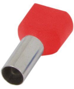 Изолированный наконечник e.terminal.stand.te.2.1.red (TE1010 red), 2&times;1 mm2, красный BR-0726-NN-17271 фото