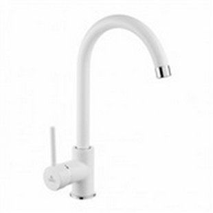 Смеситель для кухни Milin Deante. С изливом 'U'. Белый. BR-0726-NN-10930 фото