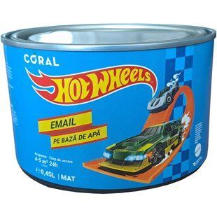 Эмаль водная, матовая, оранжевая, 0.45L, Hot Wheels, Coral BR-0726-NN-7178 фото
