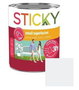 Эмаль, быстрого высыхания, белая, 0.75 л, STICKY BR-0726-NN-7480 фото