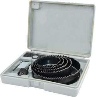 Набор коронок по дереву MEGA. 8 шт. 64 - 127 мм. BR-0726-NN-4402 фото
