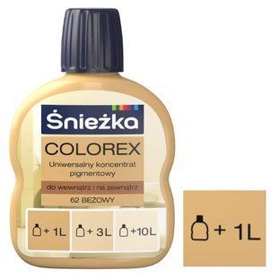 Пигментный концентрат универсальный Colorex Sniezka. N62 Бежевый. 100 мл BR-0726-NN-7273 фото