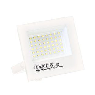 Прожектор светодиодный, 30 W, 3380 lm, 6400 K, IP65, белый, ASLAN-30 Horoz BR-0726-NN-16557 фото