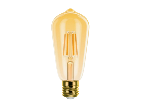 Лампа Ретро LED RUSTIC VINTAGE (E27 6W 2200К 540Lm) 220-240V 001-029-0006 BR-05511 фото